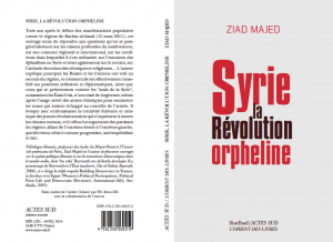 Livre_Ziad Majed - La révolution Orpheline
