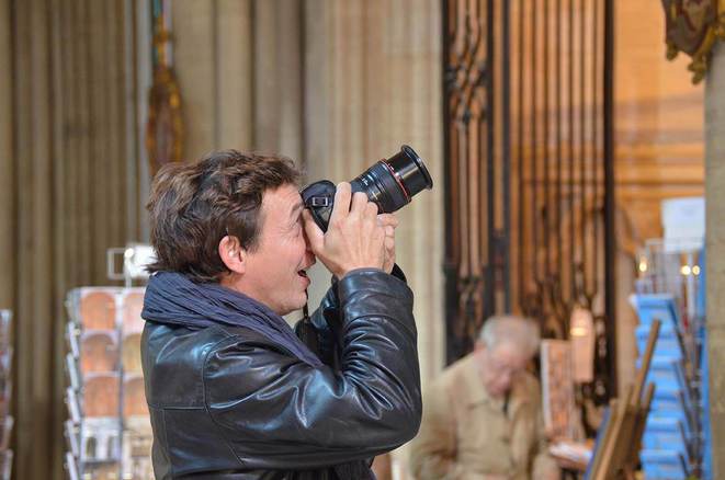 Laurent Van der Stockt photographie la cathédrale