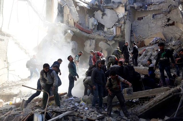 Assad regime hits civilians in damascus